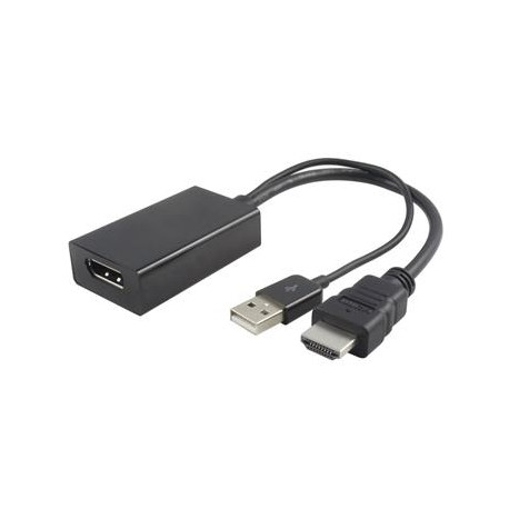 PremiumCord adaptér HDMI to DisplayPort Male/Female s napájením z USB