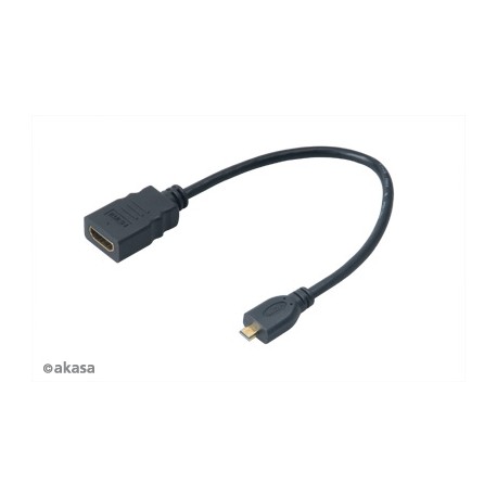 AKASA - HDMI na mikro HDMI adaptér - 25 cm