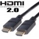 HDMI 2.0 High Speed + Ethernet. kabel, 1metr