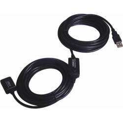 PremiumCord USB 2.0 repeater a prodlužovací kabel A/M-A/F 25m