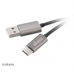 AKASA - USB 2.0 typ C na typ A kabel - 100 cm