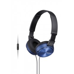 SONY sluchátka MDR-ZX310AP, handsfree, modré