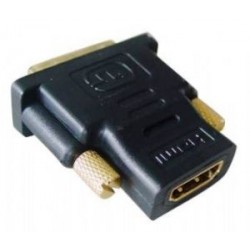 Kab. redukce HDMI-DVI F/M,zlacené kontakty, černá