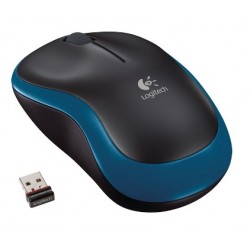 myš Logitech Wireless Mouse M185 nano, modrá