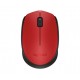 myš Logitech Wireless Mouse M171, červená