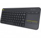 Logitech Wireless Touch Keyboard K400 plus, USB,CZ