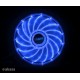 přídavný ventilátor Akasa Vegas LED 12 cm modrá
