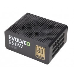 EVOLVEO G650 zdroj 650W, eff 90%, 80+ GOLD, aPFC