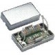 Spojovací BOX STP Cat5e (2* zářez. pole) Silver