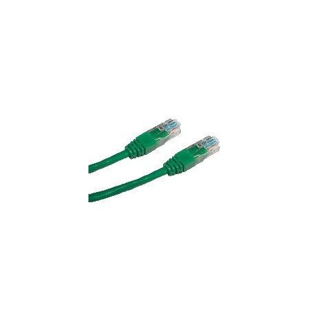 DATACOM patch cord UTP cat5e 1M zelený
