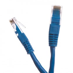 DATACOM patch cord UTP cat5e 3M modrý