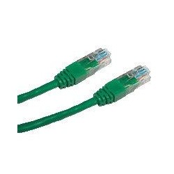 DATACOM patch cord UTP cat5e 0,5M zelený