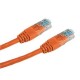 DATACOM patch cord UTP cat5e 3M oranžový