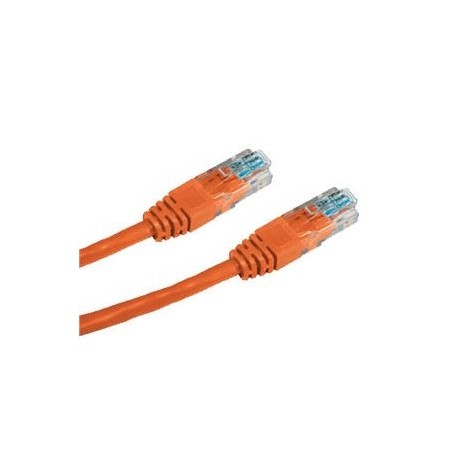 DATACOM patch cord UTP cat5e 3M oranžový