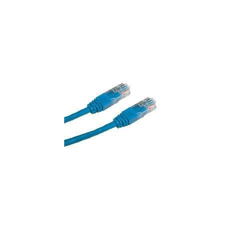 DATACOM patch cord UTP cat5e 10M modrý