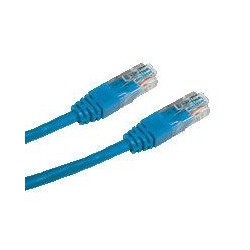 DATACOM Patch cord UTP Cat6 0,5m modrý