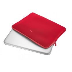 TRUST Primo Soft Sleeve for 17.3" laptops - red