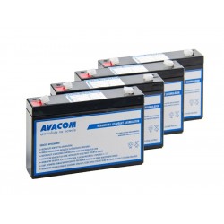Bateriový kit AVACOM AVA-RBC34-KIT náhrada pro renovaci RBC34 (4ks baterií)