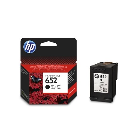 HP 652 černá ink kazeta, F6V25AE