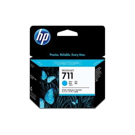 HP no 711 - azurová ink. kazeta -3 pack, CZ134A