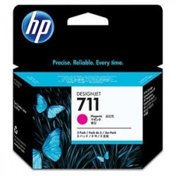 HP no 711 - purpurová ink. kazeta - 3pack, CZ135A