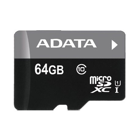 ADATA 64GB MicroSDXC Premier,class10 with Adapter