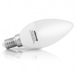 WE LED žárovka SMD2835 C30 E14 5W bílá mléčná
