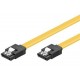 PremiumCord 0,5m SATA 3.0 datový kabel 1.5GBs / 3GBs / 6GBs, kov.západka