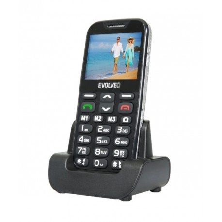 EVOLVEO EasyPhone XD, telefon pro seniory, černý