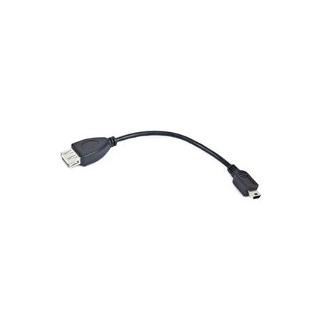 Kabel USB AF/mini BM,OTG,15cm pro tab. a tel.
