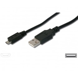 Kabel micro USB 2.0, A-B 0,75m,pro rychlé nabíjení