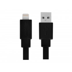 Kabel AVACOM MFI-120K USB - Lightning, MFi certifikace, 120cm, černá